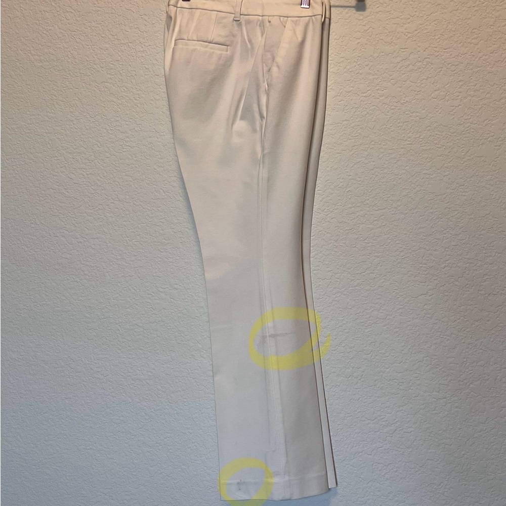 WHBM Women's Classic Cream Comfort Stretch Pants